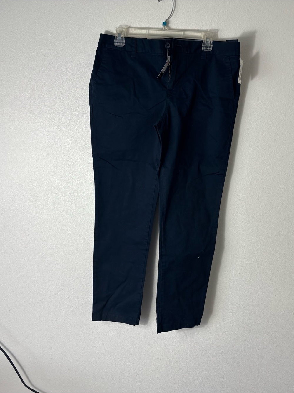 NWT Tommy Hilfiger Navy Straight Leg Chino Pants Size 10
